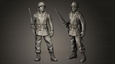 Military figurines (STKW_0019) 3D model for CNC machine
